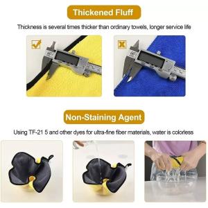 Custom Color Microfiber Cleaning Cloth 25-40cm 200-400gsm