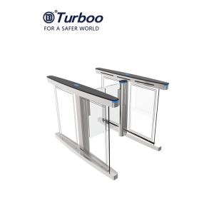 Quality Flap Wings Security Barrier Gate , Speed Gate Pedestrian Access Control System CE Approval for sale