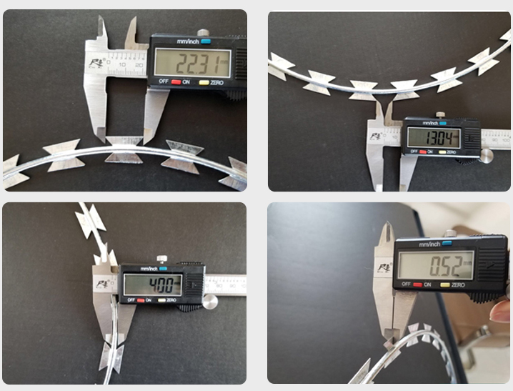 High quality hot dipped galvanized diamond razor barbed wire mesh anti climb welded concertina blade razor wire fence