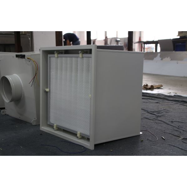 Round Duct 250mm Clean Room Hepa Filter Box H12 Disposable