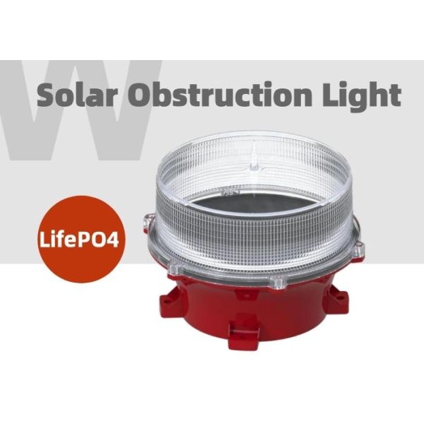 Low Intensity Flashing Aviation Obstruction Light IP68 Aircraft Obstruction