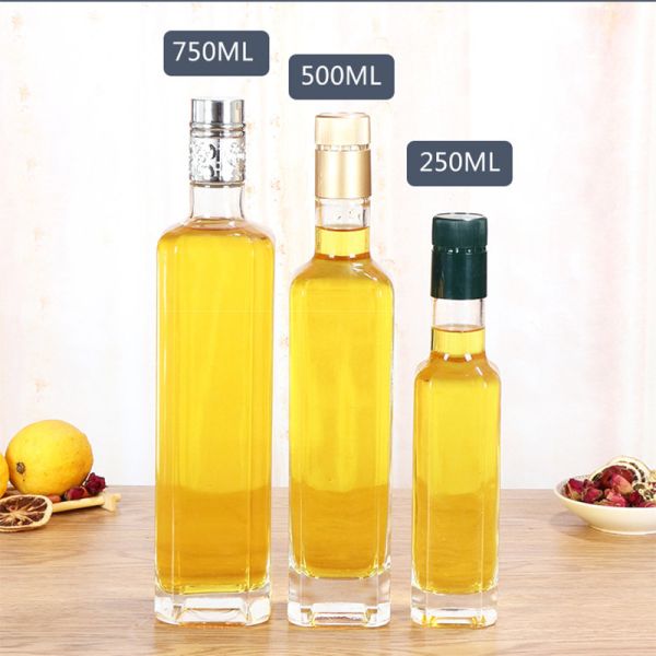 Food Grade 250ml 500ml 750ml Olive Oil Decorative Bottles