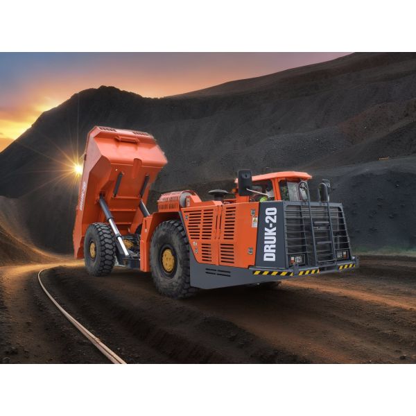 Original VOLVO Engine DERUI Underground Dump Truck Payload 20 Tons