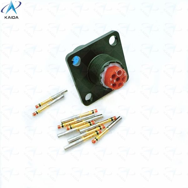 MS27497T08B35SA MIL-DTL-38999 Series Ⅱ 500 V 6 Contacts Electrical Connector Wall Mounting Receptacle JTPQ00