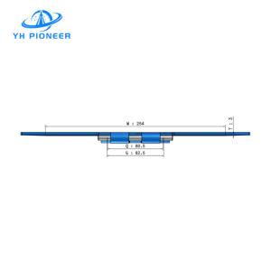 304 / 316 Stainless Steel Conveyor Chain Plate With Double Hinges For High Load