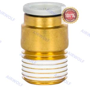 SMC Brass Nickel plated Inner Hex Threaded Lightweight KQ2S One-touch Straight