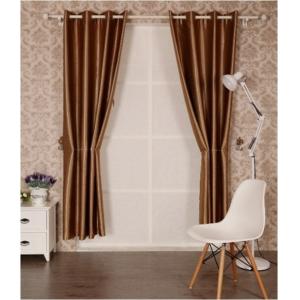 P/D Shinning Black Out Window Curtain