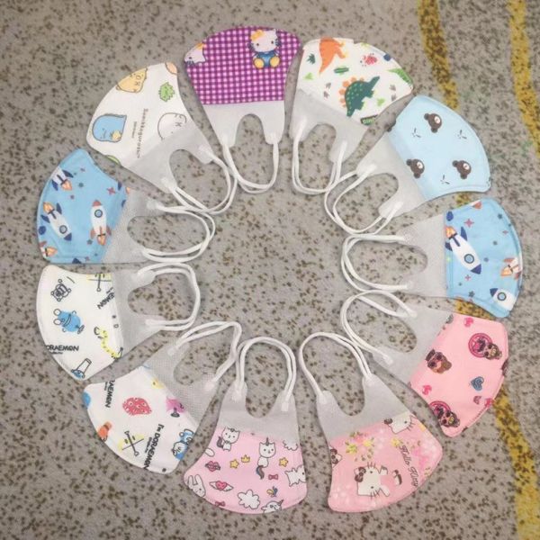 SJ Manufacturers Supply High Quality Kids Disposable Face Masks Mascherine Bimbi Kids 3D Medical Mask OEM Wholesale