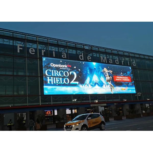 Curtain See Through Screen P31.25 LED Outdoor Grid LED Display Outdoor Mesh