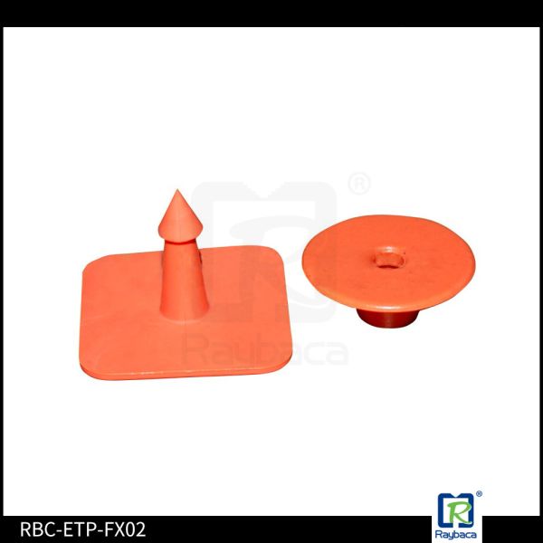 Buy 860 - 960Mhz Frequency Rfid Pig Ear Tags Electronic Tag H3 Chips For Swine Identification at wholesale prices