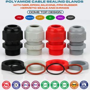 Quality Polyamide PG13.5 Cable Gland, 20.4mm PG Thread IP68 Insulated Cable Gland for 6-12mm Cable Range for sale
