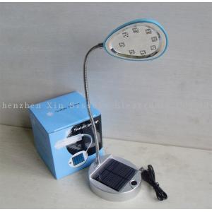 8LED solar desk lamp
