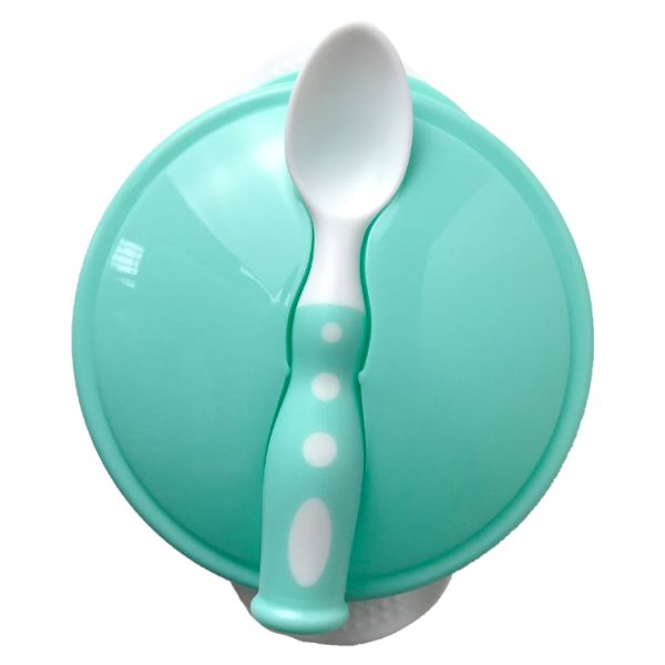 BPA Free Silicone Baby Bowl With Spoon Customized Kids Dining