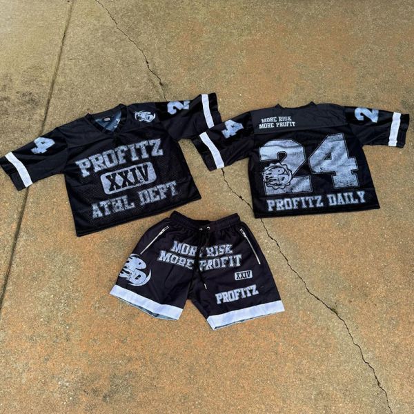 Custom Polyester Football Sportwear Baseball t Shirt and Short Set Cropped Boxy t Shirt Tracksuits Sets Jersey T-shirt Short Set