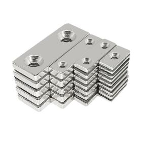 NdFeB rare earth magnet magnet with hole special-shaped counterbore shape square