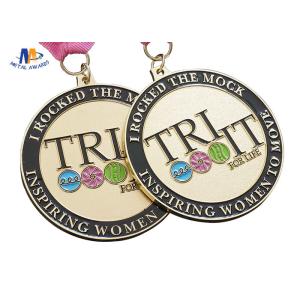 Turtle shell Custom Made Medals Background Sandblast Medallion Shiny Gold