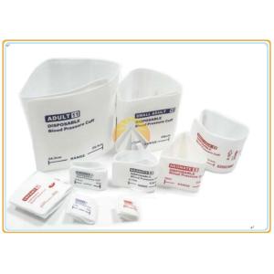 Disposable Non Invasive Blood Pressure Cuff Flex Single / Double Hose
