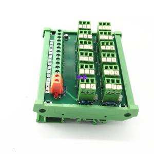 PLC Sensor Signal Input Distribution Module Terminal Blocks Connection Board 12