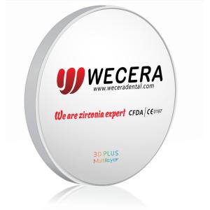 Quality 700-1050 MPa Pre Sintered Zirconia Blocks 49% Transmittance for sale