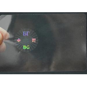 Clear Hologram Destructible Asset Labels , Film Overlay Custom Eggshell Stickers