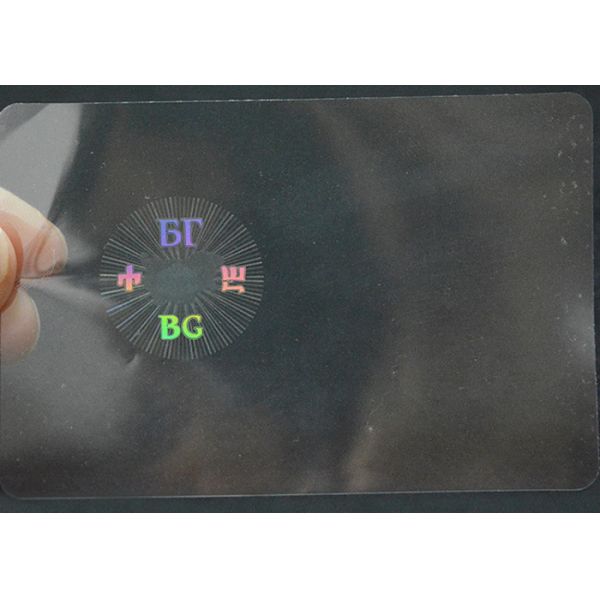 Buy Clear Hologram Destructible Asset Labels , Film Overlay Custom Eggshell Stickers at wholesale prices
