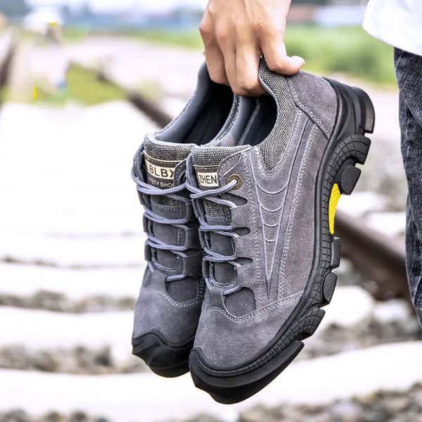 Steel Toe / Steel Plate Comfortable Safety Shoes Durable Work Safety Shoes Yellow