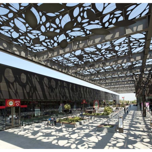 Powder Coating Aluminum Perforated Panels For Garden Fence/Privacy Fence/Metal Fence