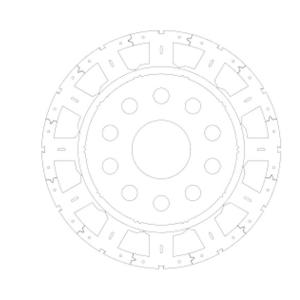 Metal Laser Cut Motor Laminations Electric Motor Stator Core Back Iron