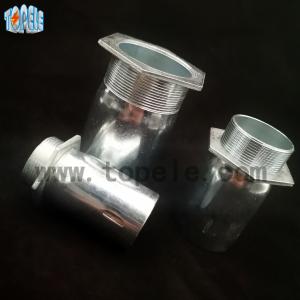 ISO Certificate 20mm 25mm EMT steel Conduit Conector For Connect Box And Conduit