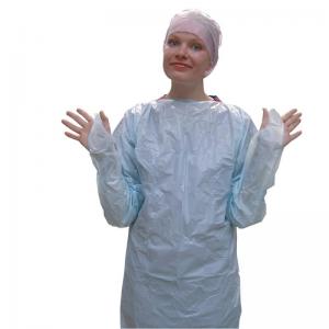 China Lightweight Disposable Work Overalls , Disposable Hospital Theatre Gowns on sale