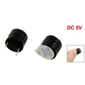 Black 5V Electromagnetic Continous Beep Mini Active Piezo Buzzers