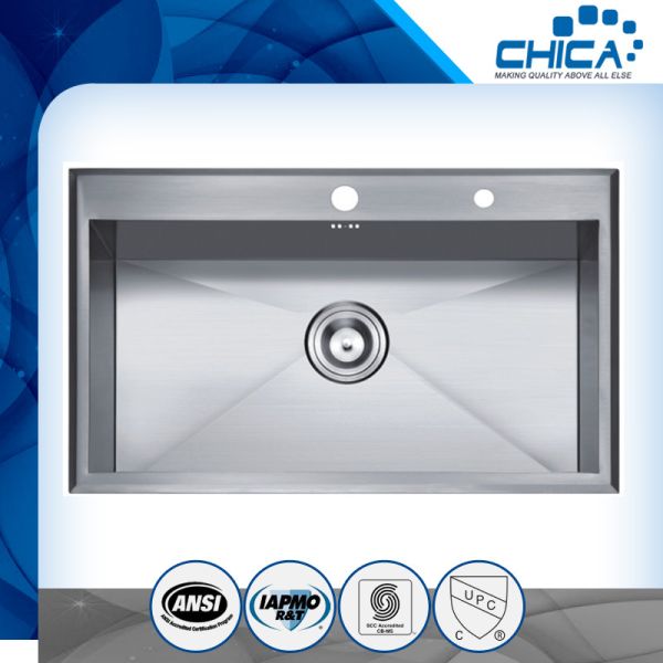 Buy wholesale high quantity stainless steel polished surface handmade sink at wholesale prices