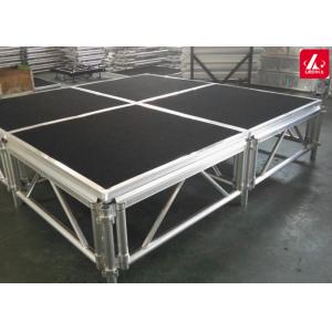 Quality 1.4m Height Aluminum Stage Platform Alloy Square Stage Truss System for sale