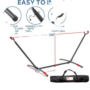 Compact Hammock Swing Chair Household Double Swing Chair With Stand