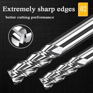 1mm Carbide End Mill HRC55 for Aluminum CNC Milling