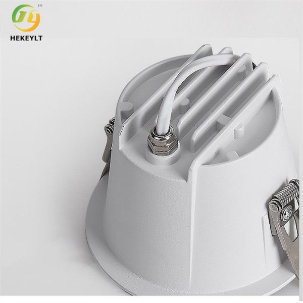 IP65 7/15/20W Anti Glare Showroom LED Downlight Waterproof COB Recessed Spot light