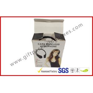 Customized Printed CardBoard Electronics Packaging , Card Board Self Seal