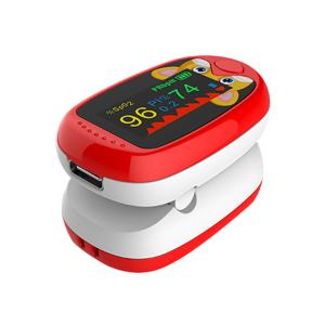 AAA Batteries Powered ABS Fingertip Pulse Oximeter With Lanyard
