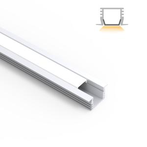 LED high-purity aluminum profiles with embedded decorative edges