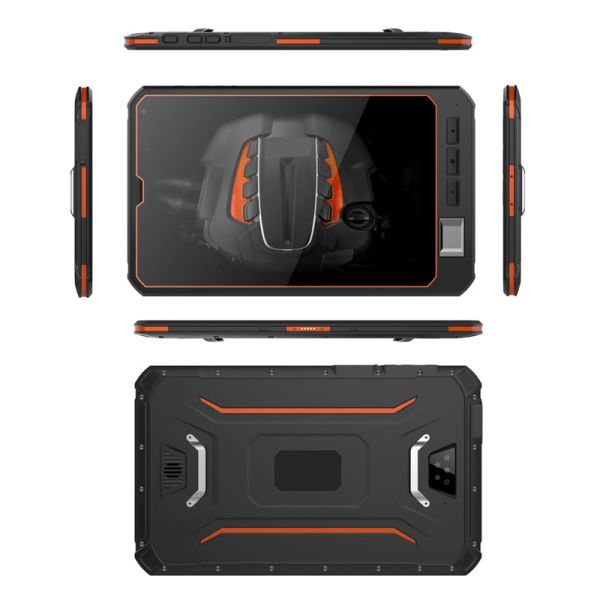 10.1 Inch Z8350 Win10 Industrial Rugged Tablet PC 4G Network 10000mAh NFC RFID IP68 Waterproof