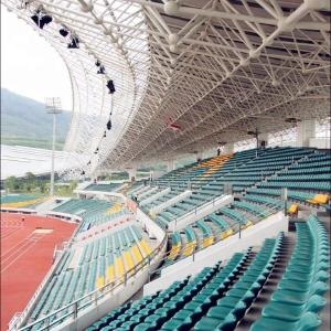 Reliable Steel Gym Building Lightweight Large Scale Prefabricated Stadium
