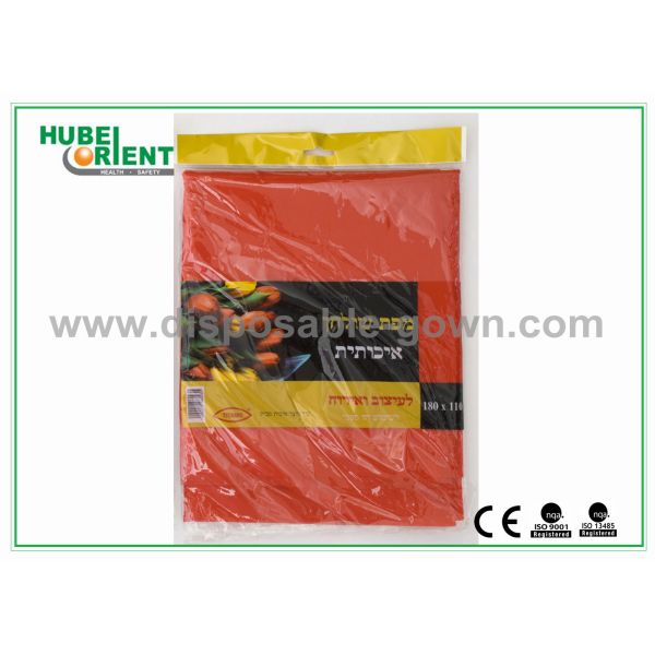Buy Breathable Polypropylene Disposable Table Cloth / Black And White Tablecloth For Hospital at wholesale prices