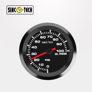 638 Sensor White Sinco Tech Dash Electric Oil Pressure Gauge