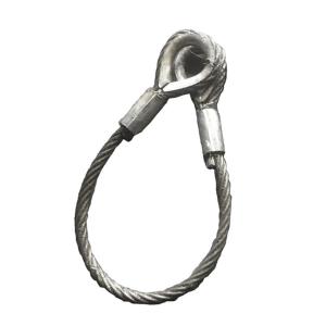 Galvanized Steel Wire Rope Sling with Thimble Ends