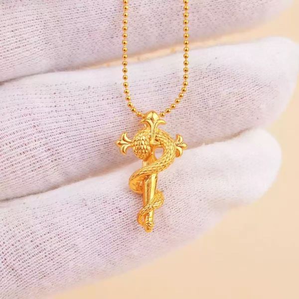 Luxurious 18K AU750 genuine gold jewelry designed to meet the standards of high-end corporate gifting and collections