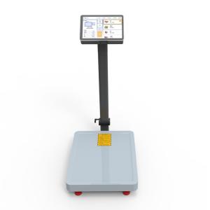 10.1 LCD Touch Screen Industrial Floor Scale with AI Intelligent Android System and QR Code ID Card Traceability Management
