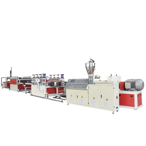 Automatic PVC / WPC Board Machine With Weg / Siemens Motor For 1220mm Sheet