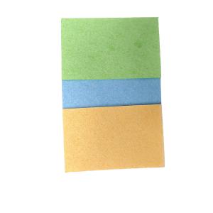 High Absorbency Custom-Shaped Kitchen Scrubber Square Compressed Cellulose