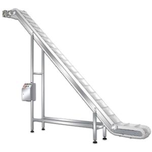 SUS304 Stainless Steel Flat Top Chain Conveyor high temperature