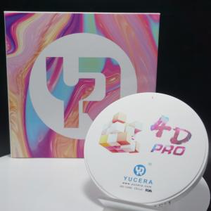 16 Shades And Bleach Multilayer Zirconia Block 4D Pro Disc For Anterior /